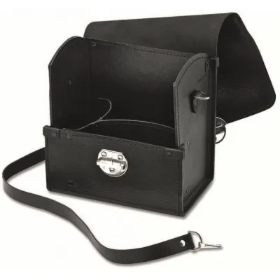 Cimco Betriebselektriker Werkzeugtasche 176000 | Leder | 17 Fächer | Schulterriemen | robust | 270x250x165 mm