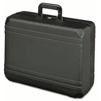 Cimco Werkzeugkoffer Bomber 170076 | Hartschalenkoffer leer | Polyethylen schlagfest | 470x200x360 mm | schwarz