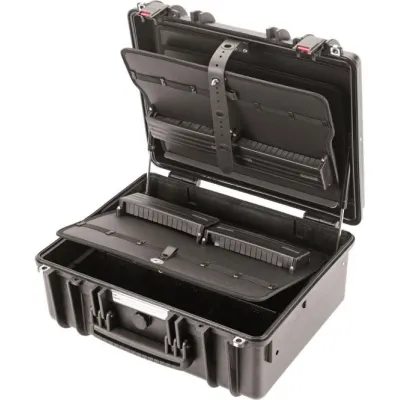 Cimco Werkzeugkoffer Gigant-S 170092 | IP67 Staub- & Wasserdicht | Stoßfest | 445x345x190 mm | Leer | Schwarz