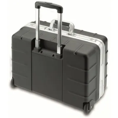 Cimco Werkzeug-Rollenkoffer Champion 170932 | Profi-Hartschalenkoffer | breite Rollen | 3 Werkzeugtafeln | rot