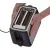 Bild: Cloer Toaster 3569 | 2-Scheiben XXL | Edelstahlgehäuse | Brotscheibenzentrierung | Brötchenaufsatz | 1000W | Schwarz