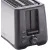 Bild: Cloer Toaster 3569 | 2-Scheiben XXL | Edelstahlgehäuse | Brotscheibenzentrierung | Brötchenaufsatz | 1000W | Schwarz