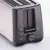Bild: Cloer Toaster 3569 | 2-Scheiben XXL | Edelstahlgehäuse | Brotscheibenzentrierung | Brötchenaufsatz | 1000W | Schwarz