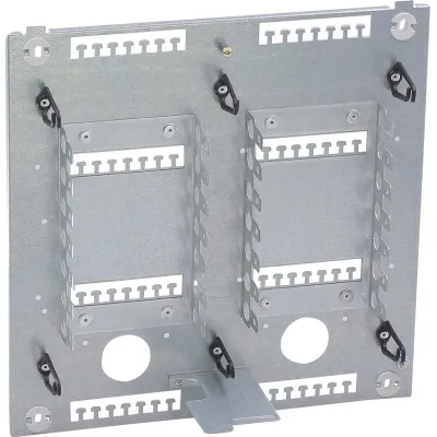 CobiNet Verteilergehäuse VKA4 2031 204 | Aufputz Montagewanne für 140 DA | Stahlblech | IP42 | weiß | 333x333x115 mm
