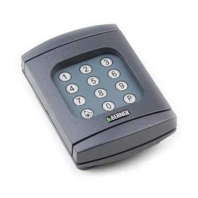 BERNER Code-Taster 1-Kanal CTR1B | drahtgebunden | beleuchtet | Auswerteeinheit separat | IP54 | grau | Kunststoff