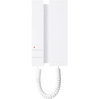 Comelit Innenstation Audio Mini 2708W/A | Haustelefon 2-Draht Aufputz | Türöffner | Etagenruf | Abhörsicher | Weiß