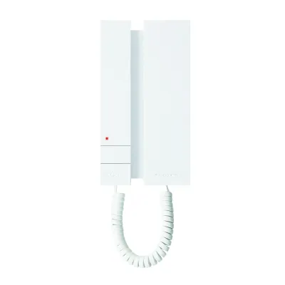 Comelit Innenstation Audio Mini 2708W/A | Haustelefon 2-Draht Aufputz | Türöffner | Etagenruf | Abhörsicher | Weiß