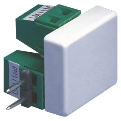 Comelit Abzweigklemme SB2 1214/2C | 8-polig | 1 mm² | für Simplebus Video- & Audioanlagen | Wandmontage | Grün