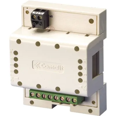 Comelit Buslinienverteiler 4834/9 | Videoverteiler für SimpleBus 1 | 9 Abgänge | 2-Draht | DIN-Schiene | Kunststoff