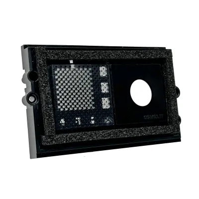 Comelit Einbauhalter Ultra Video EU1250V | Universalhalter Lautsprecher | systemunabhängig | Kunststoff | 111x68x19mm