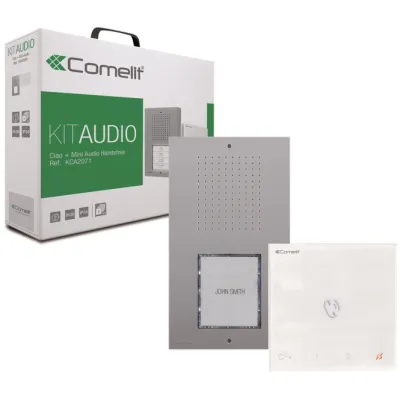 Comelit Türsprechanlage KCA2071A | Audio-Sprechanlagen-Set Einfamilienhaus | Bus-System | Aufputz | erweiterbar