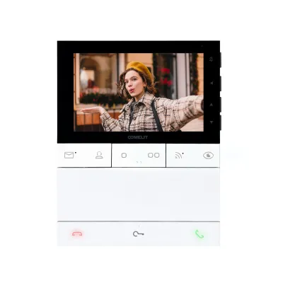 Comelit Video-Innenstation LS8741 Bus AP WiFi IP | Freisprechfunktion | 5" Farbmonitor | Aufputz | weiß