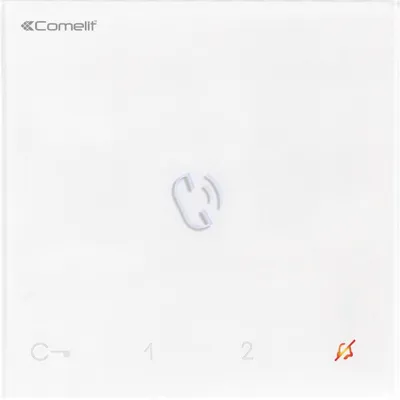 Comelit Innenstation Audio Mini Freisprechgerät 6750W | 2-Draht | Aufputz | hörgerätekompatibel | Türöffner | weiß