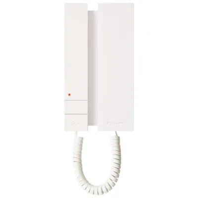 Comelit Audio-Innenstation Mini 2738W/A | Haustelefon mit Hörer | 2-Draht Aufputz | SB2 System | weiß | Kunststoff