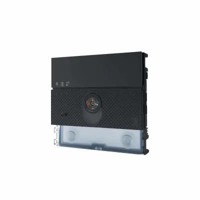 Comelit Lautsprechermodul Videomodul UT8020B | IP Türsprechanlage | PoE | 2 Klingeln | 160° Kamera | Aluminium | schwarz