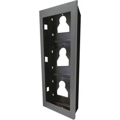 Comelit Montagerahmen Ultra UP 3 Module, Alu UT9163