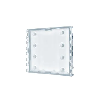 Comelit Tastenmodul Ultra UT9200 | Drucktaster Türstation | 8 Ruftasten | Unterputz | Kunststoff | farblos | 100x90x35mm
