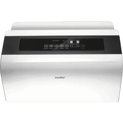 Comfee Luftentfeuchter MDDP-50DEN7 | 50L/24h | für 100m²/250m³ Räume | 6L Wassertank | R290 | Timer | Weiß