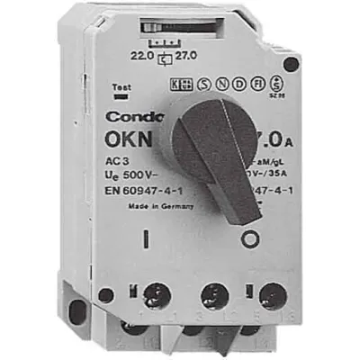 Condor Motorschutzschalter OKN-160 AA | 3-polig | 10-16A | thermisch | Unterspannung | Schraubanschluss
