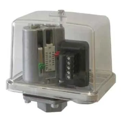 Condor Druckschalter MDR-F 8H-S | G3/8" | 0,2–7,5 bar | IP65 | Alu-Druckguss | NBR | für Öl, Wasser, Luft