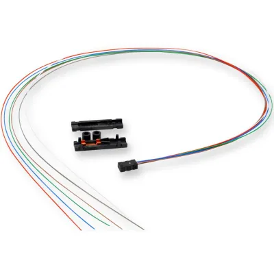 Corning Aufteiladapter FAN-BT25-06 | Bündelader Konfektion | 2-6 Fasern | Innenbereich | 0,6m | mit Zugentlastung