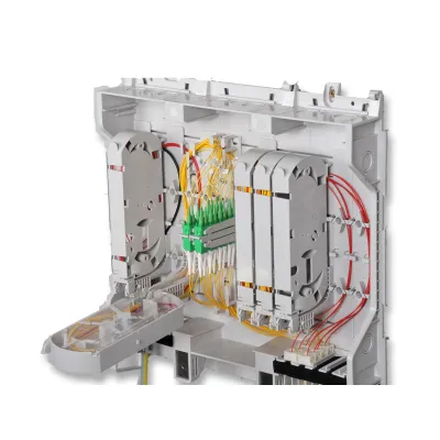 Corning Building Access Terminal BAT-LGE-ST001 | Glasfaser Verteilerbox L | LC-Duplex | EMKA Schloss | Wandmontage