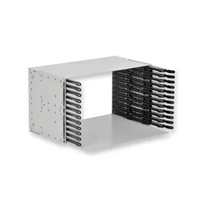 Corning Patchpanel LWL CTX-S4U 4HE | für 12 Kassetten | Gehäuse 178x310x254 mm | Rackmount 19 Zoll
