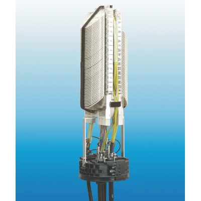 Corning LWL-Haubenmuffe S46998-A2-A163 | Glasfaser Muffe | 24 SC/12 SE Spleißkassetten | Überlängenspeicher