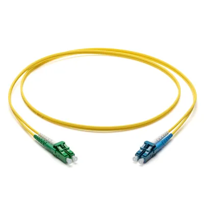 Corning Patchkabel LWL F041802G2Z20001M | LC-Duplex OS2 Singlemode | 2x2mm | 1m | APC/UPC | gelb