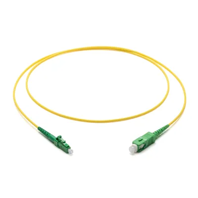 Corning LWL Patchkabel F224401G1Z20010M | Singlemode OS2 Simplex | LC/APC auf SC/APC | 2.0mm | 10m | gelb