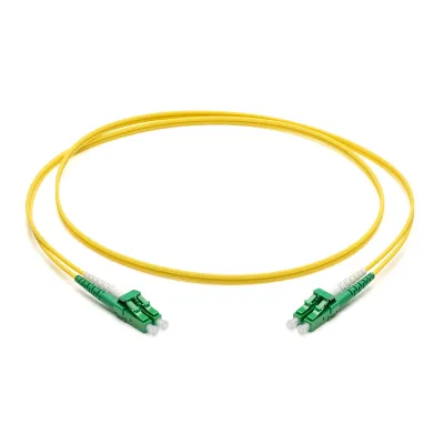 Corning LWL Patchkabel F181802G2Z20001M | Singlemode OS2 Duplex | LC APC auf LC APC | 2x2,0mm | 1m | gelb