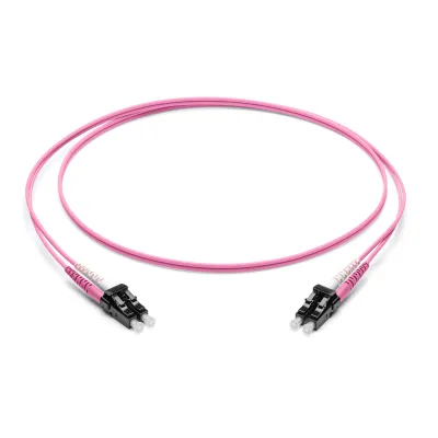 Corning LWL Patchkabel F050502Q2Z20003M-VI | LC-LC Duplex | OM4 Multimode 50/125 | 3m | 2 Fasern | violett