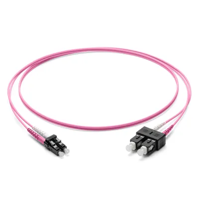 Corning LWL-Patchkabel F055702Q2Z20010M-VI | OM4 Duplex Multimode 50/125 | LC-SC | 10m | violett