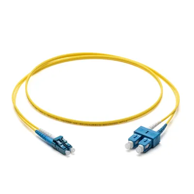 Corning LWL-Patchkabel F047202G2Z20001M | LC-SC Duplex | Singlemode OS2 9/125 | 2 Fasern | 1m | gelb