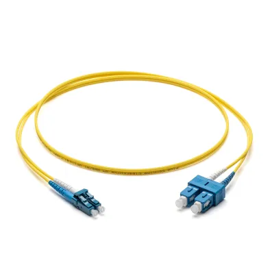 Corning LWL-Patchkabel F047202G2Z20005M | LC-SC Duplex | OS2 Singlemode | 2x2mm | 5m | gelb