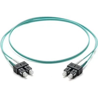 Corning LWL-Patchkabel F575702T2Z20001M | SC/SC Duplex | OM3 50/125 | Multimode | 1m | 2x2mm | türkis