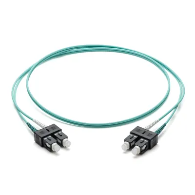 Corning LWL-Patchkabel F575702T2Z20003M | SC-SC Duplex | OM3 Multimode 50/125 | 3m | 2-fasrig | türkis