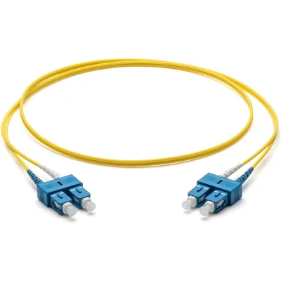 Corning LWL-Patchkabel F727202G2Z20001M | SC/SC Duplex | OS2 9/125µm Singlemode | 1m | gelb | Glasfaser