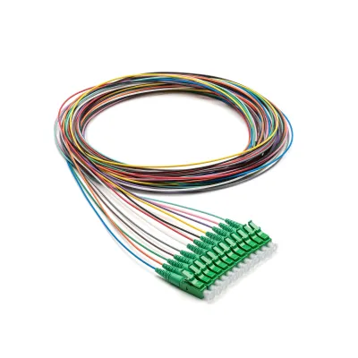 Corning LWL-Pigtail Set FK12-002201G1Z09AA00 | Singlemode Glasfaser | LC APC Stecker | 12x1 Kit | 2m