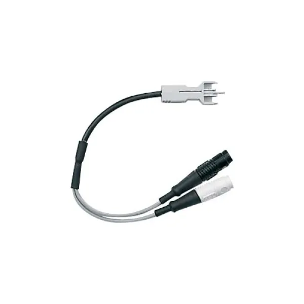 Corning SID Prüfschnur 2-polig 980894 | Testleitung | 2 Bananenbuchsen | 0,23 m | Doppelader parallel | schwarz