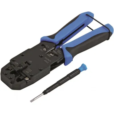 EFB Elektronik Crimpzange | RJ11/RJ12/RJ45 | 4-8 polig | Schneidfunktion | 210mm