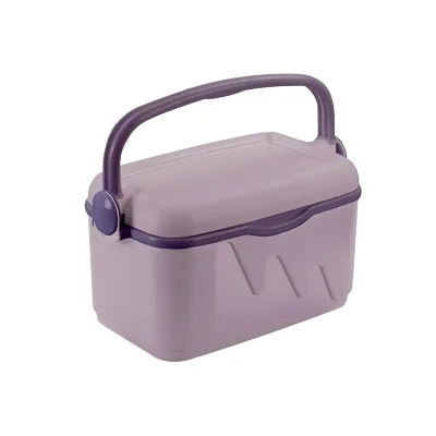 CURVER Kühlbox 10l S | tragbar | mit Deckel & Bügelgriff | robust | Picknick Camping Arbeit | PP Kunststoff | purple