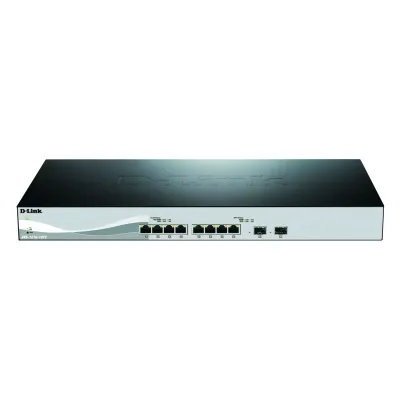 D-Link 10-Port 10Gigabit Switch 8x10G-TP,2xSFP DXS-1210-10TS