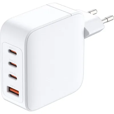 D-Link GaN Ladegerät DCF-141/E | 140W USB-C Schnellladegerät | PD 3.1 | QC 4.0 | 3x USB-C & 1x USB-A | weiß
