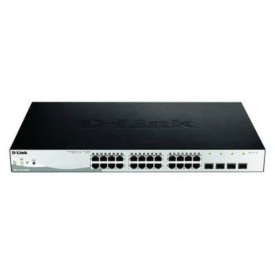 D-Link 28-Port PoE Gigabit Switch Layer 2 mana DGS-1210-28MP