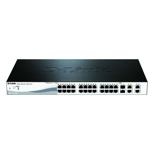 Bild: D-Link 28-Port Switch managed PoE Layer 2 Smart DES-1210-28P