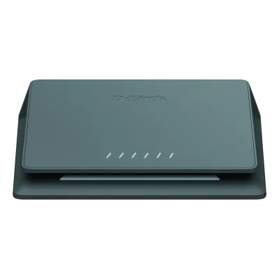 D-Link Switch DMS-106XT 6-Port Multi-Gigabit Unmanaged | 1x 10G | 5x 2,5G | Turbo-Modus | Desktop | Aluminium | grau