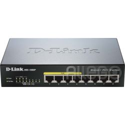 D-Link 8-Port Gigabit Switch PoE Layer 2 DGS-1008P/E