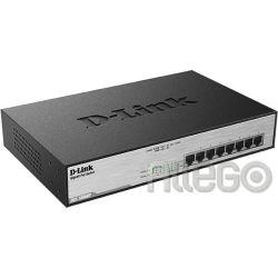 D-Link 8-Port Layer2 PoE+Gigabit Switch DGS-1008MP