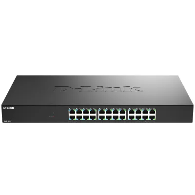 D-Link Switch DMS-1024/E | 24-Port 2.5G Multi-Gigabit Unmanaged | lüfterlos | Metallgehäuse | QoS | IGMP Snooping | grau